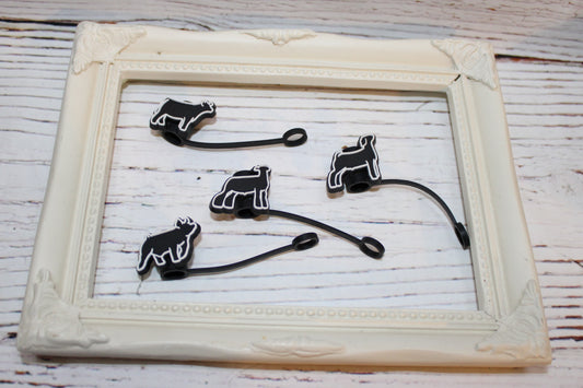 Show Animals FFA 4H Straw Toppers