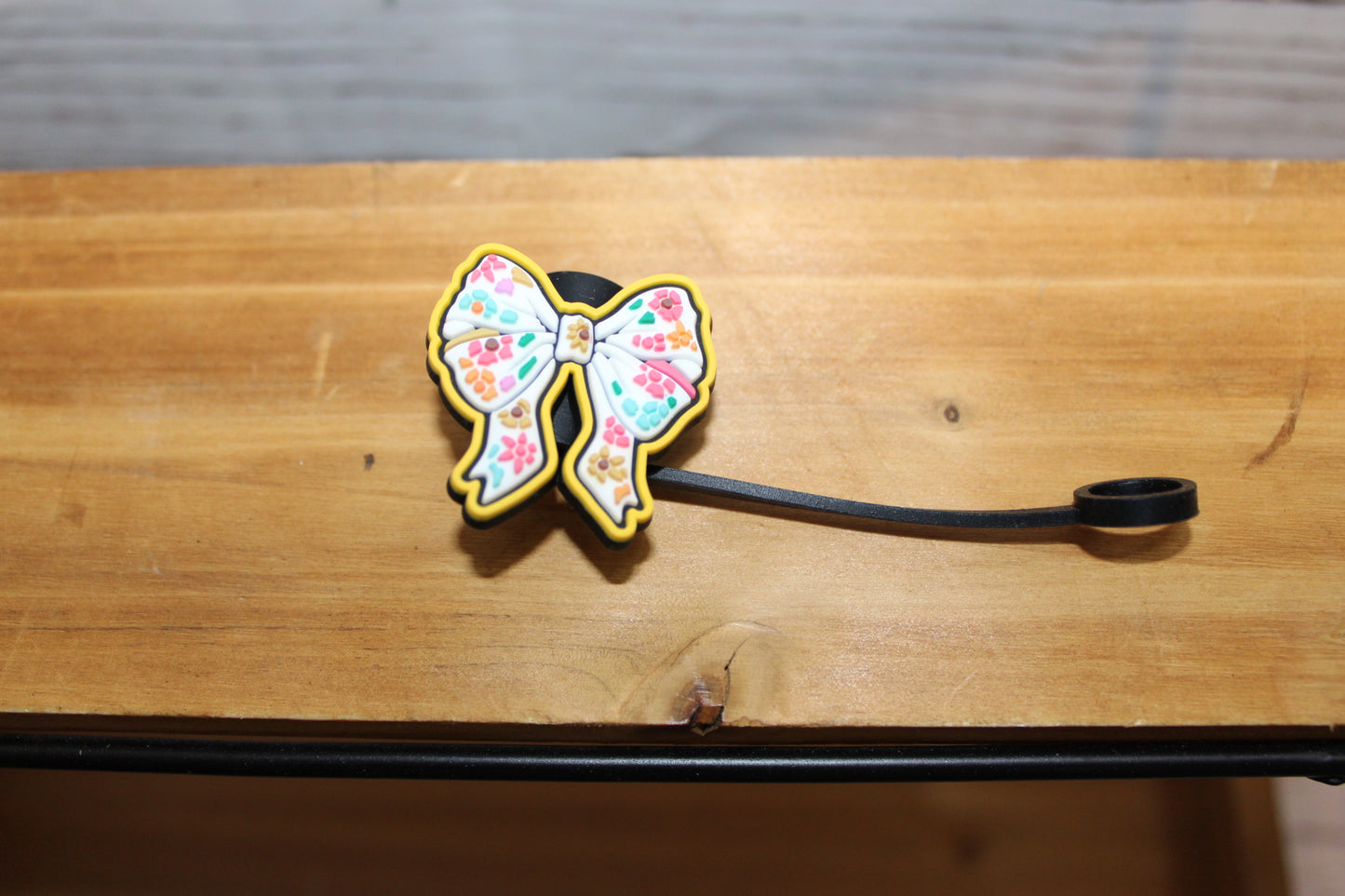 Bow Straw Toppers