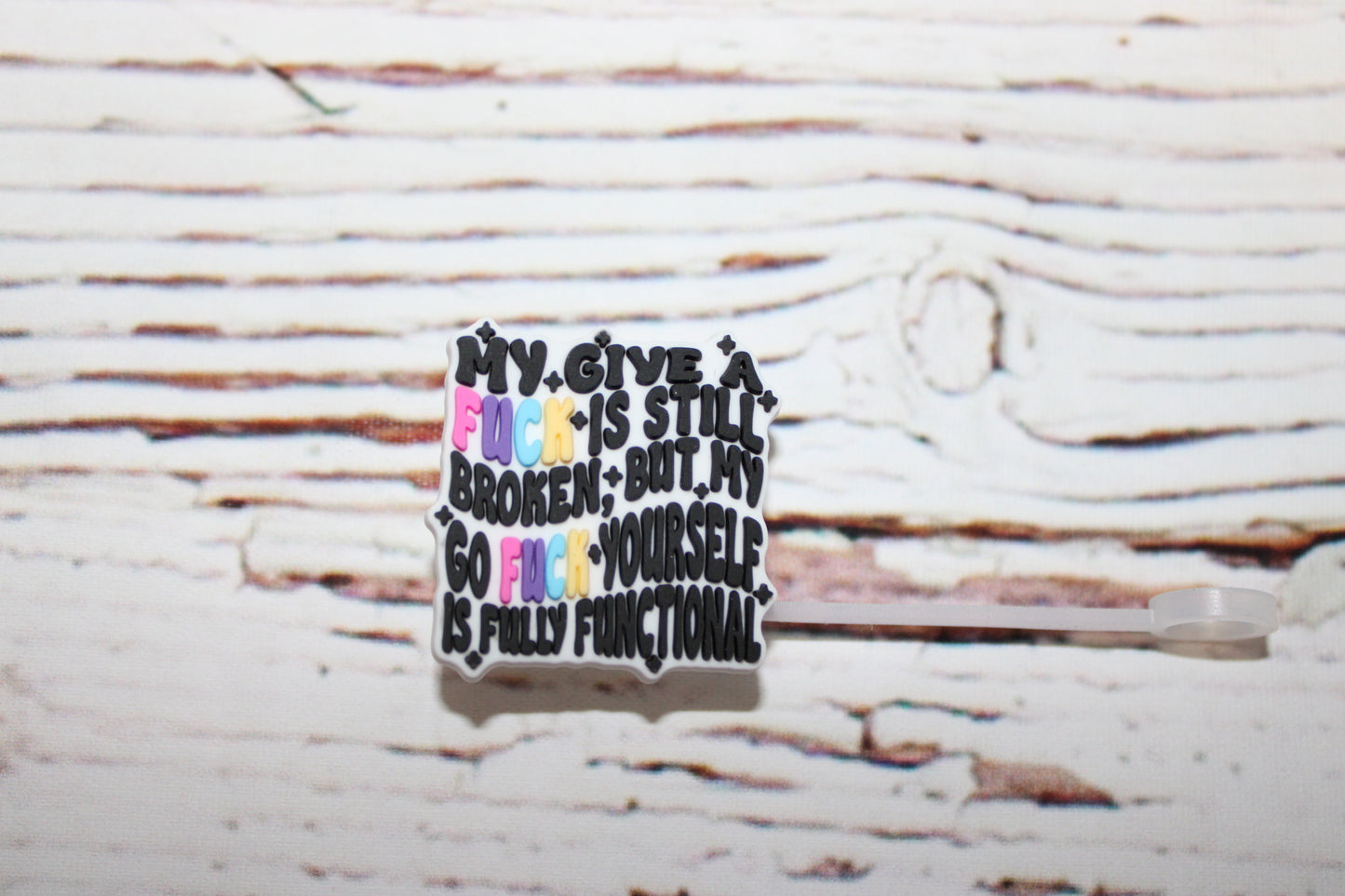 Sarcasm Straw Toppers