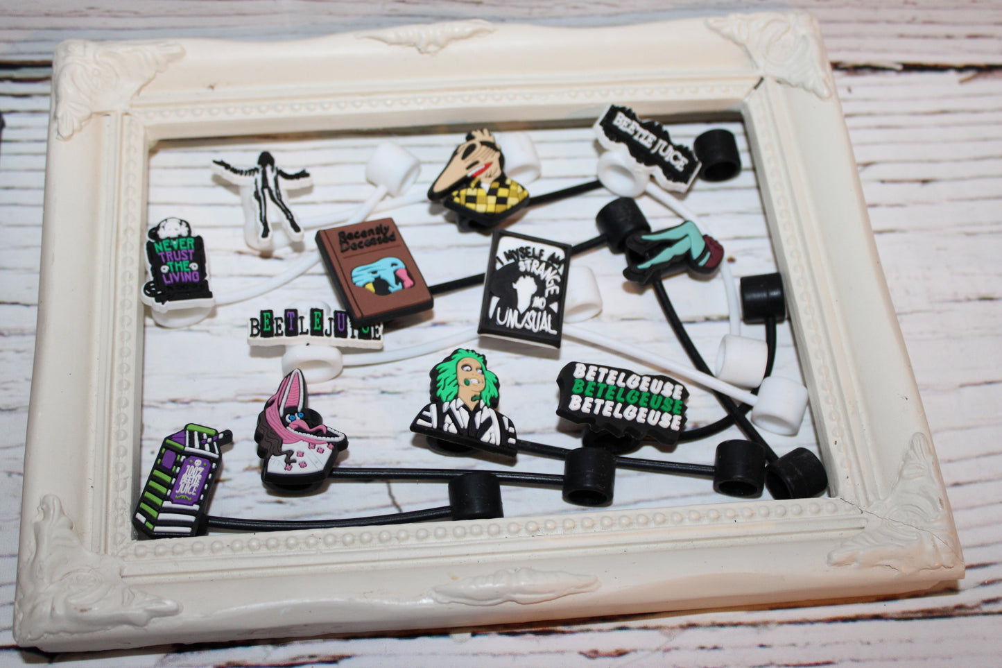 Halloween Horror Straw Toppers