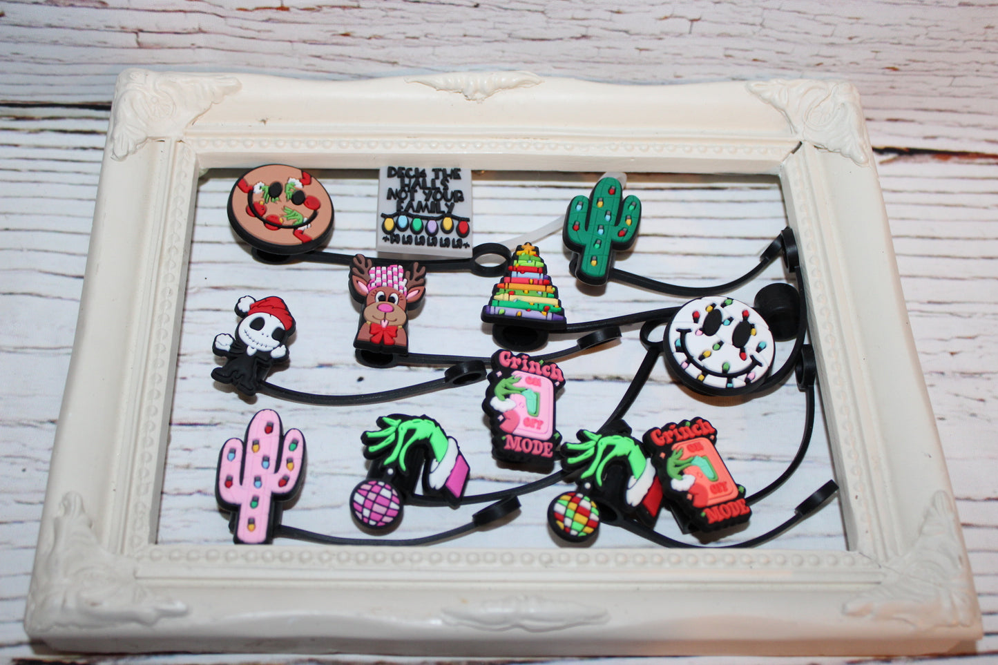 Christmas Straw Toppers