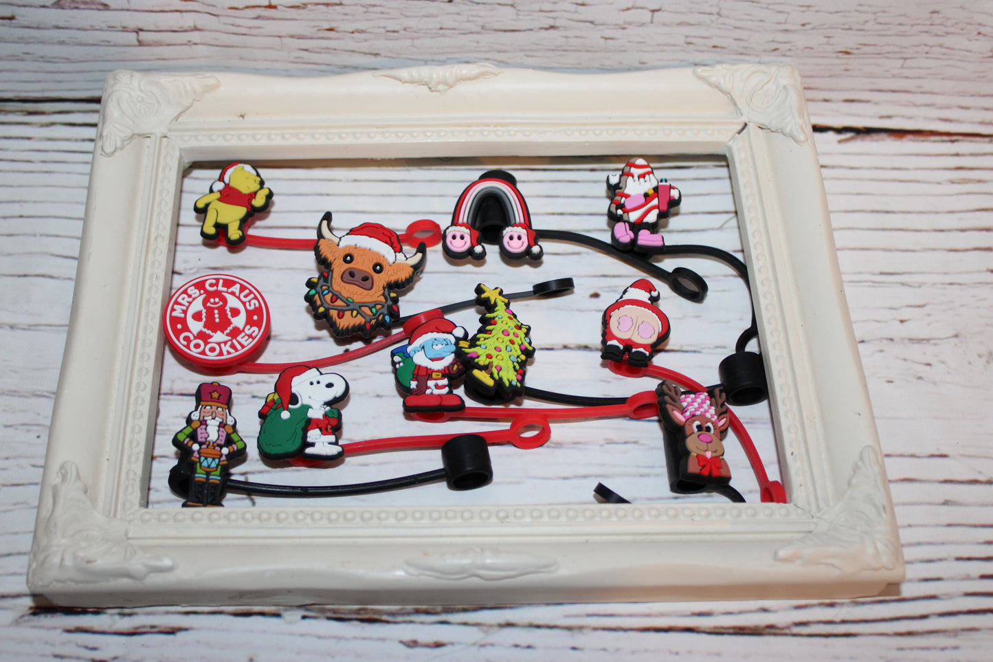 Christmas Straw Toppers