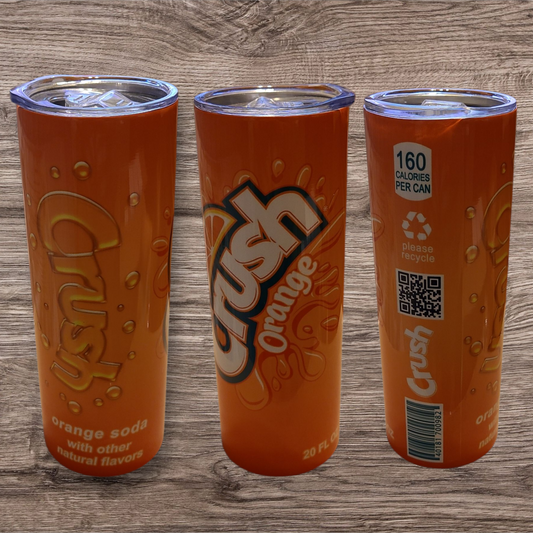 Orange Crush Soda 20 Oz Tumbler