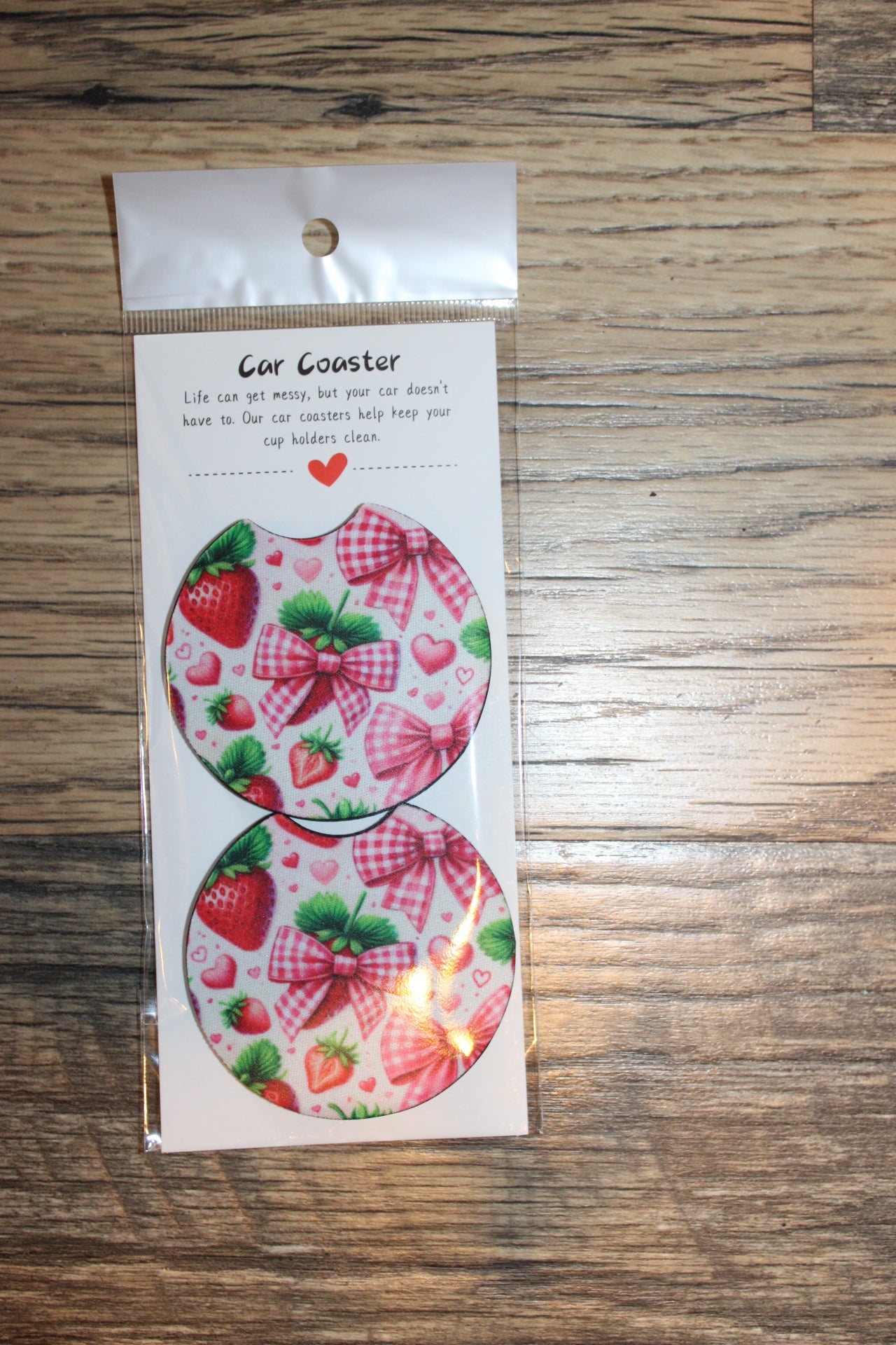 Whimsical & Coquette Car Coasters
