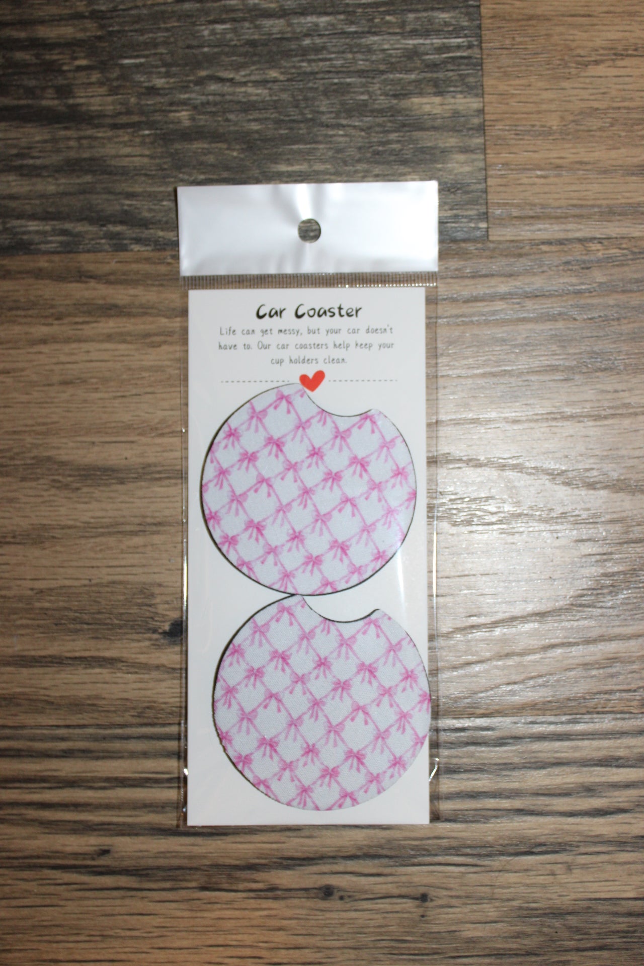 Whimsical & Coquette Car Coasters