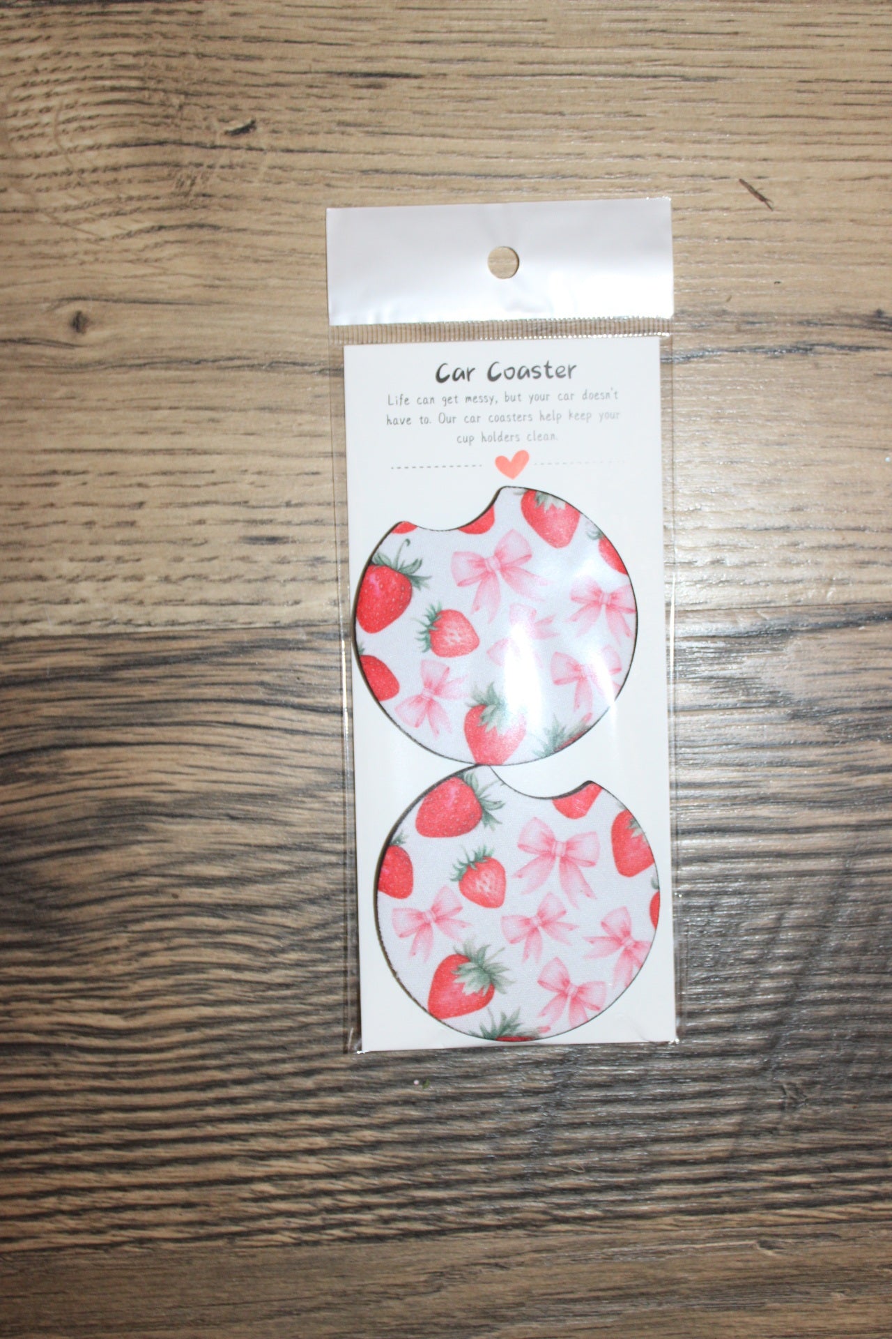 Whimsical & Coquette Car Coasters