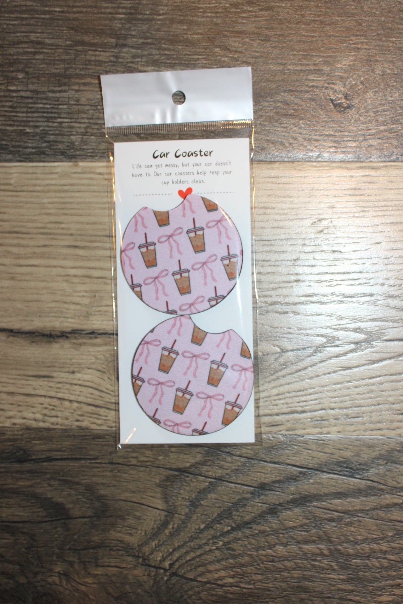 Whimsical & Coquette Car Coasters