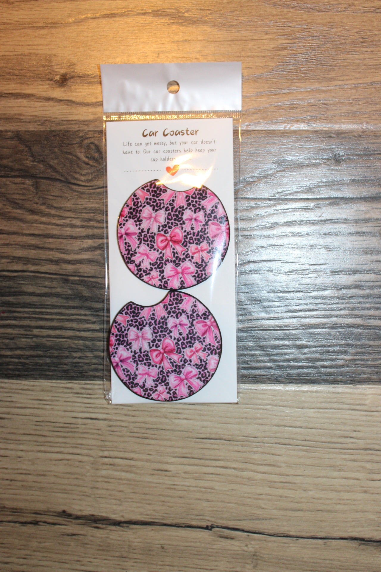 Whimsical & Coquette Car Coasters