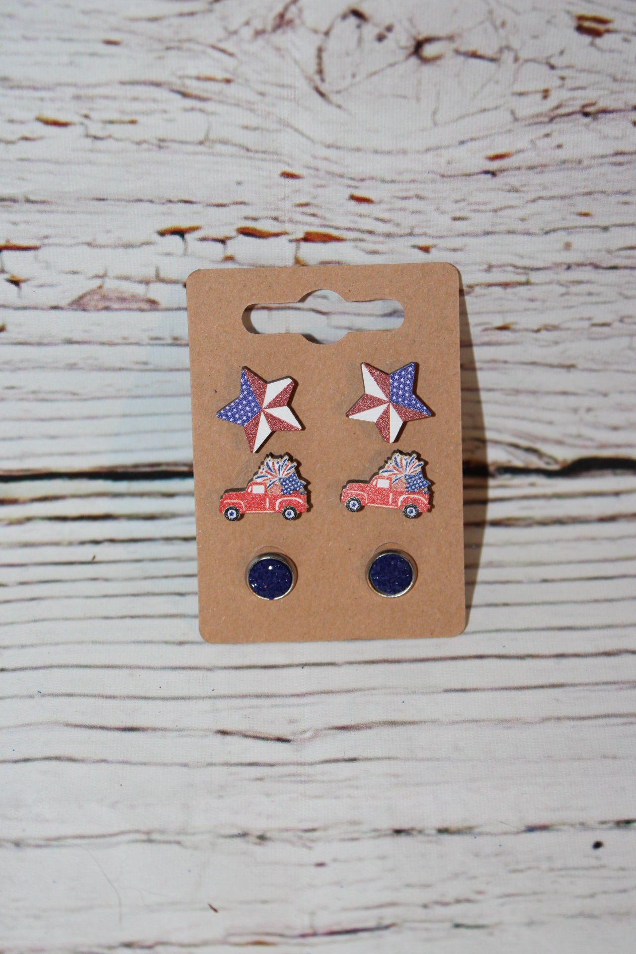 Fourth of July America Earrings