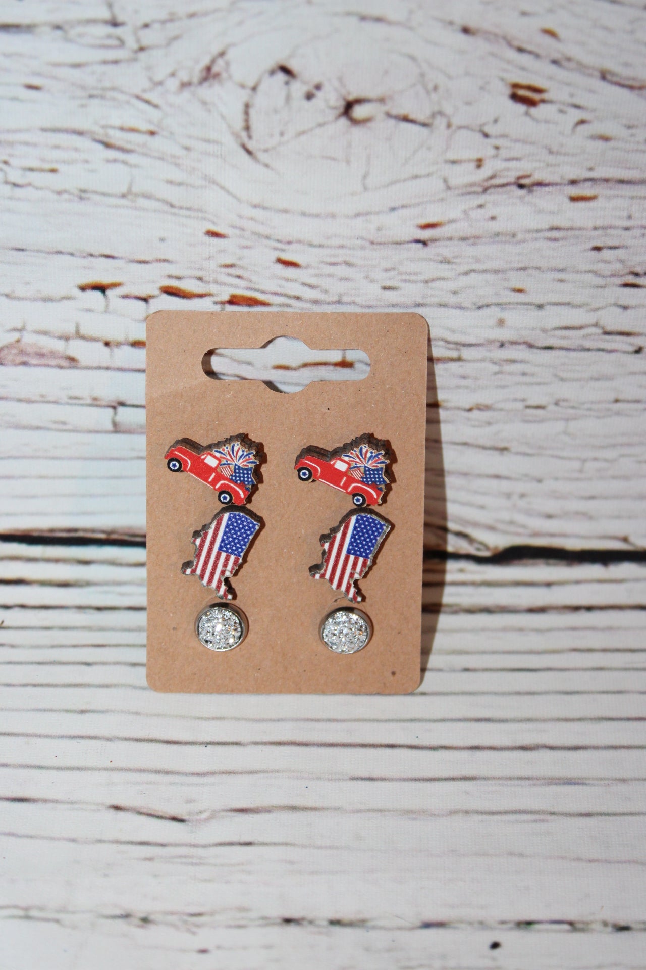 Fourth of July America Earrings