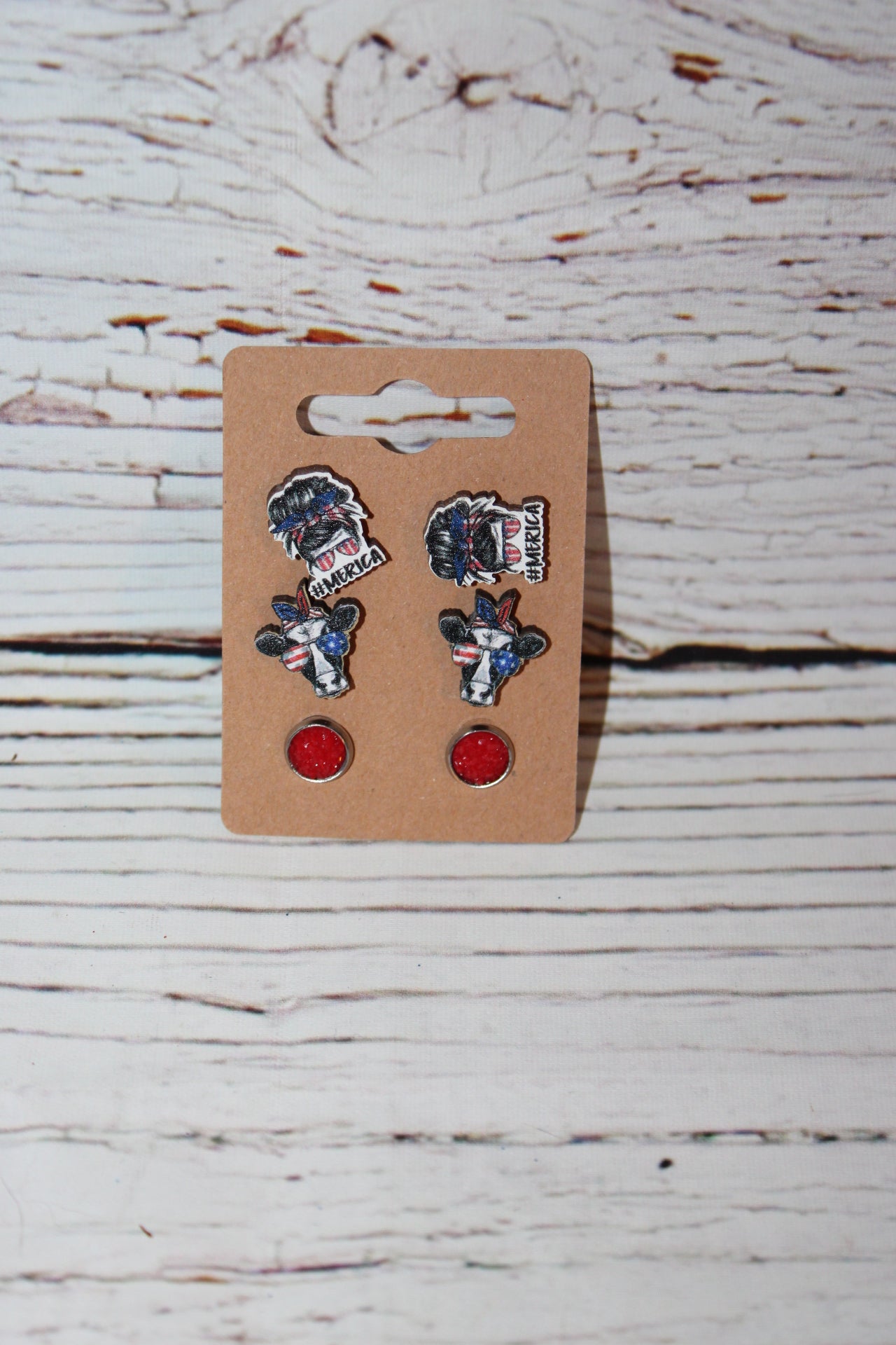 Fourth of July America Earrings