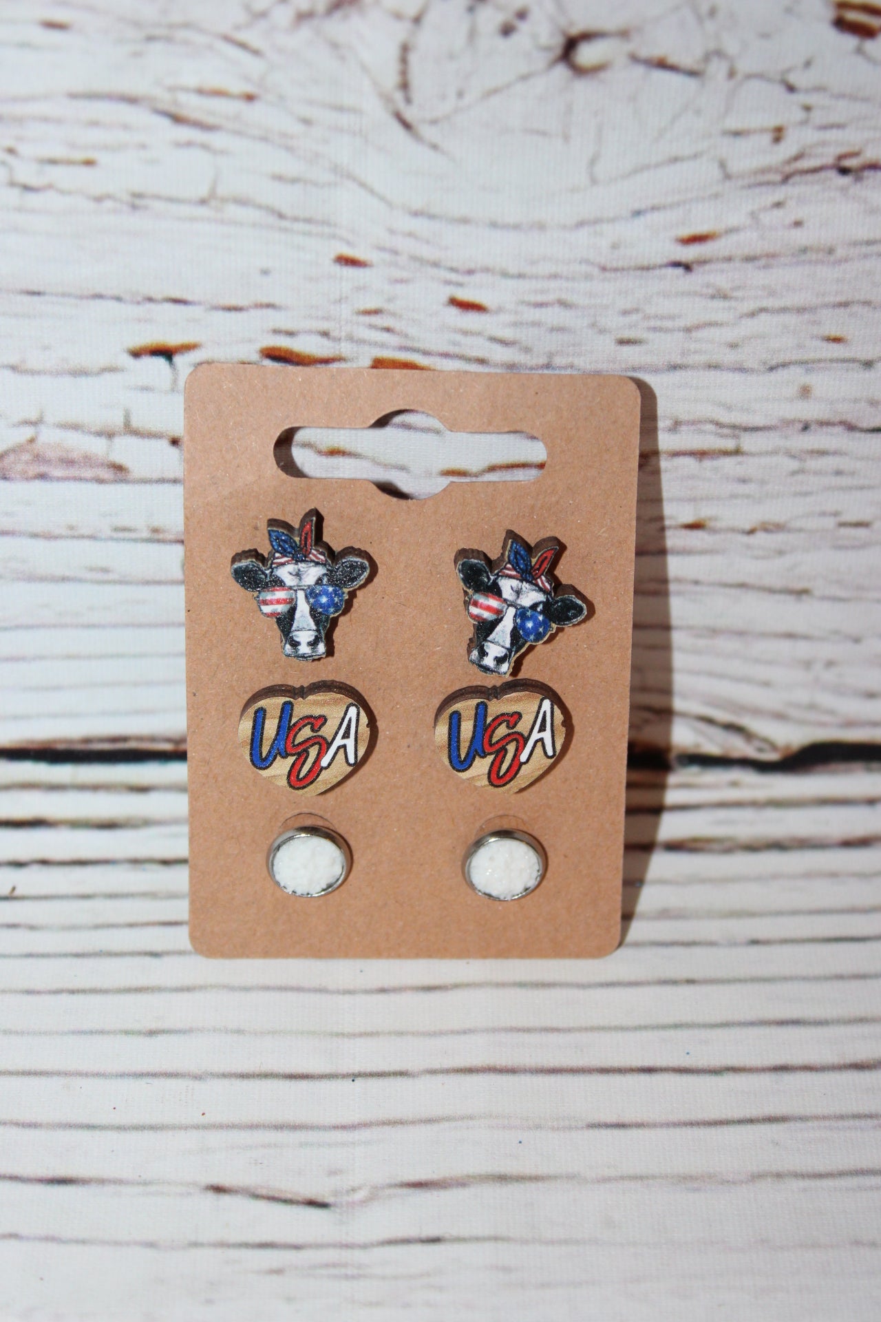 Fourth of July America Earrings