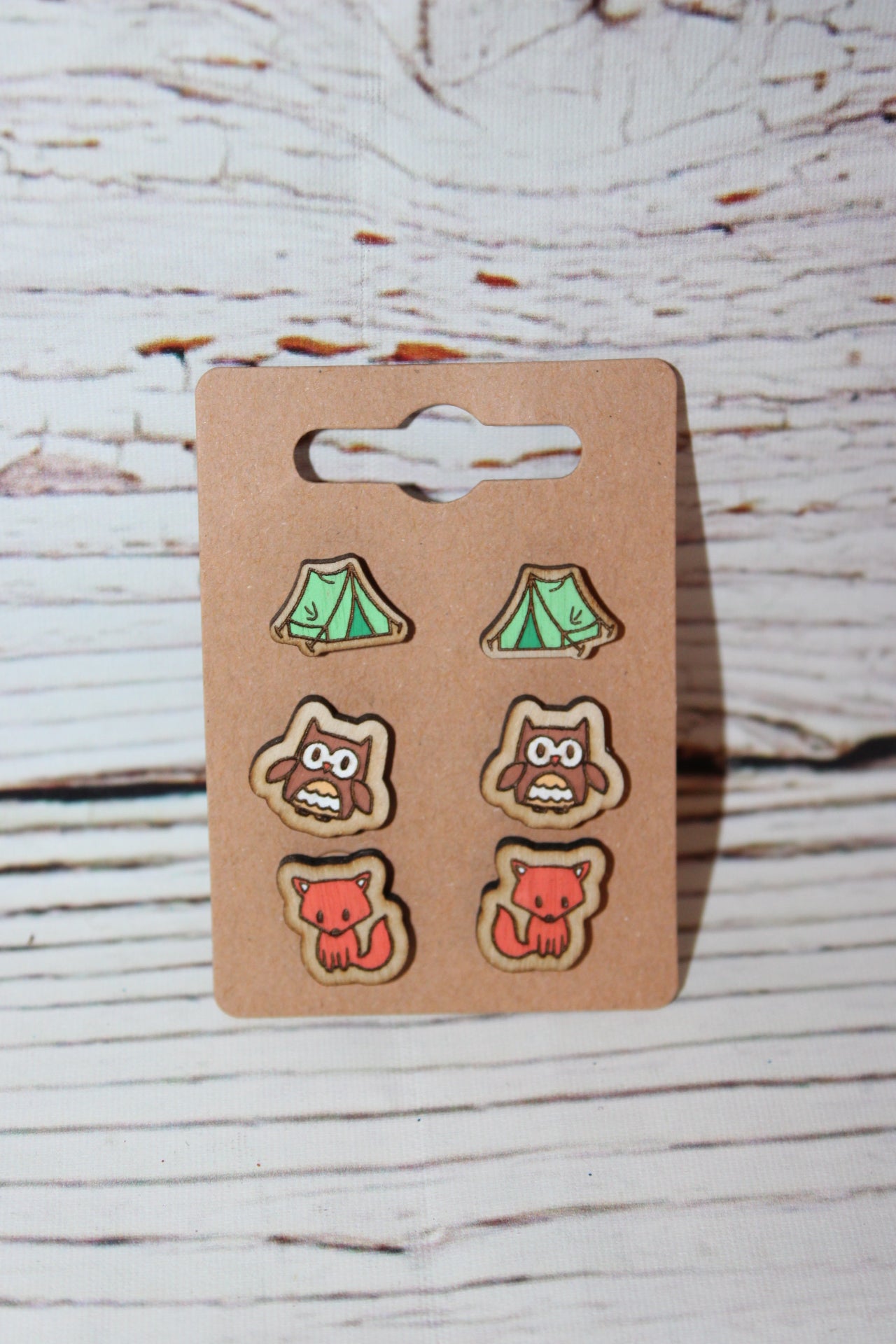 Camping Woodsy Outdoor Earrings