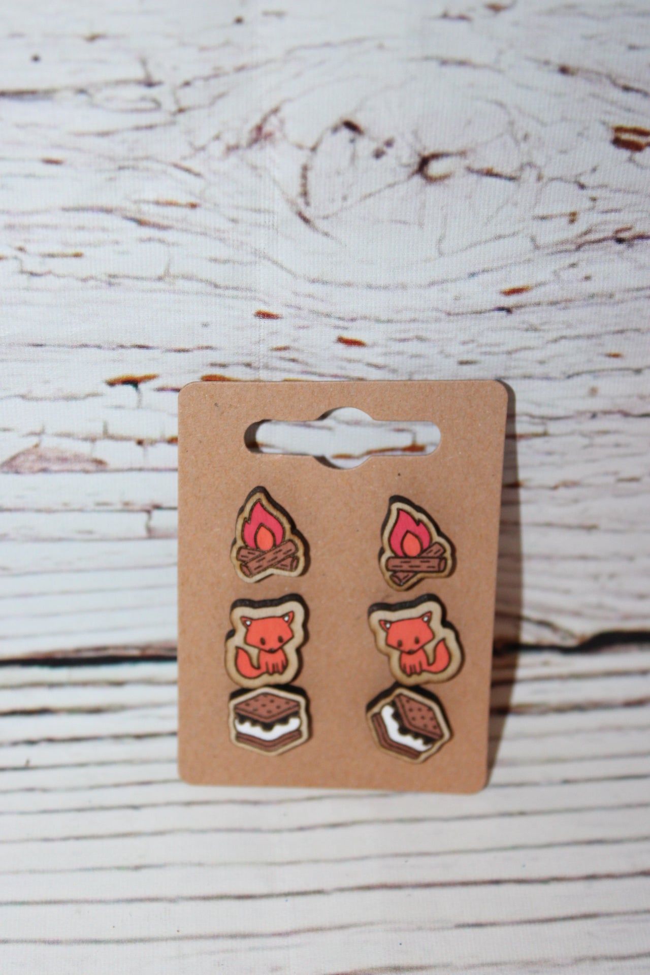 Camping Woodsy Outdoor Earrings