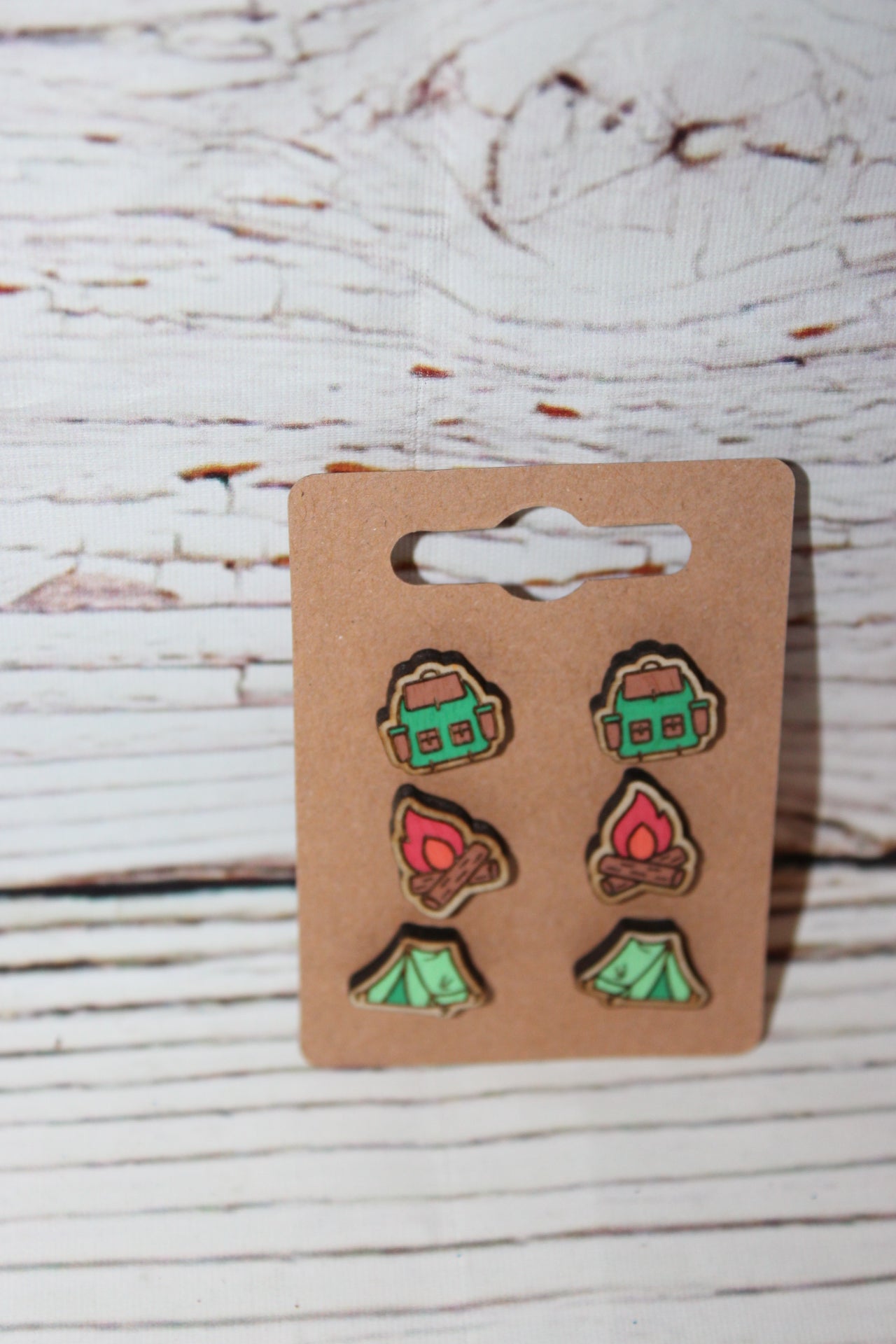 Camping Woodsy Outdoor Earrings
