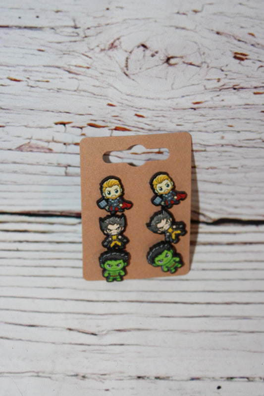 Superhero Earrings Marvel