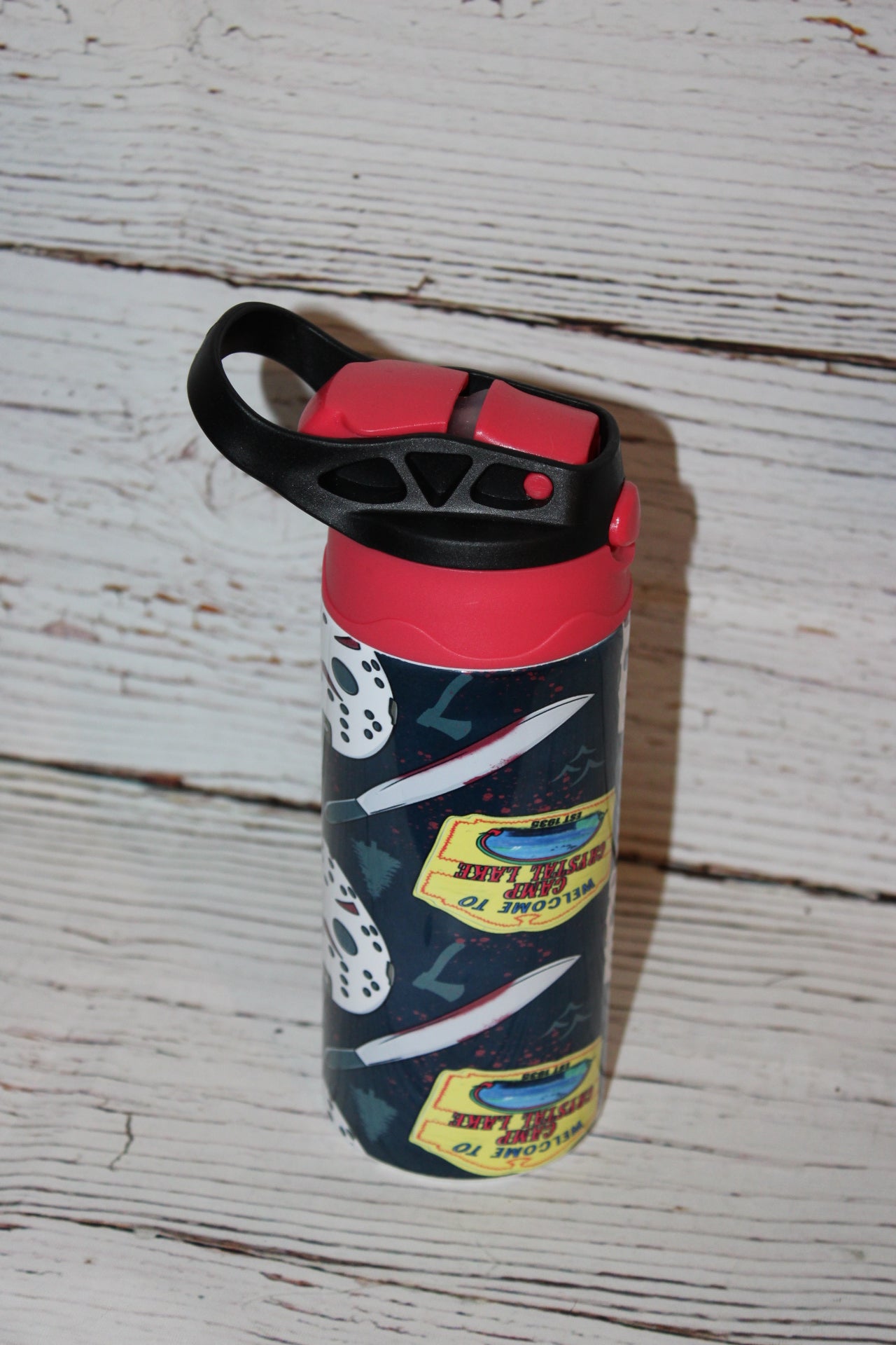 Jason Voorhees Halloween Flip Top Spill Proof Youth Tumbler 12 Oz