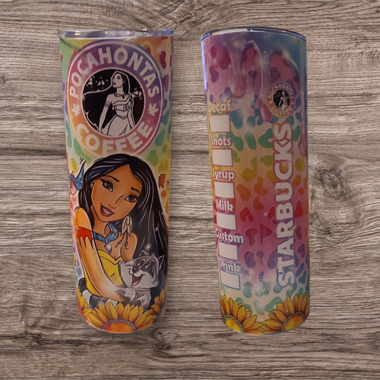 Pocahontas Starbucks Tumbler 20 Oz