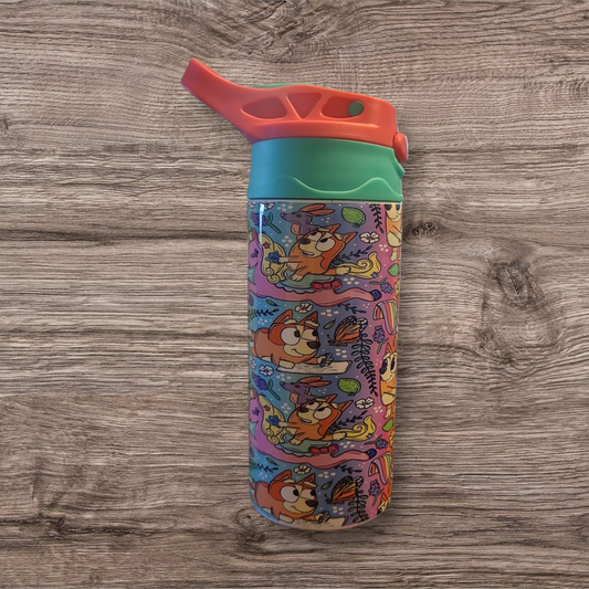 Bluey Flip Top Spill Proof Youth Tumbler 12 Oz