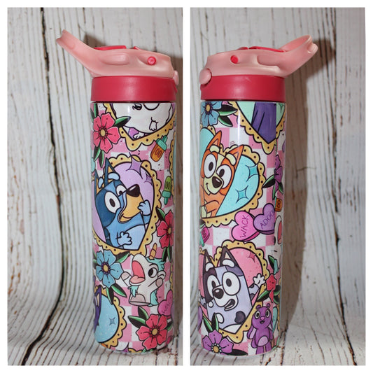 Bluey 20 Oz Flip Top Spill Proof Tumbler
