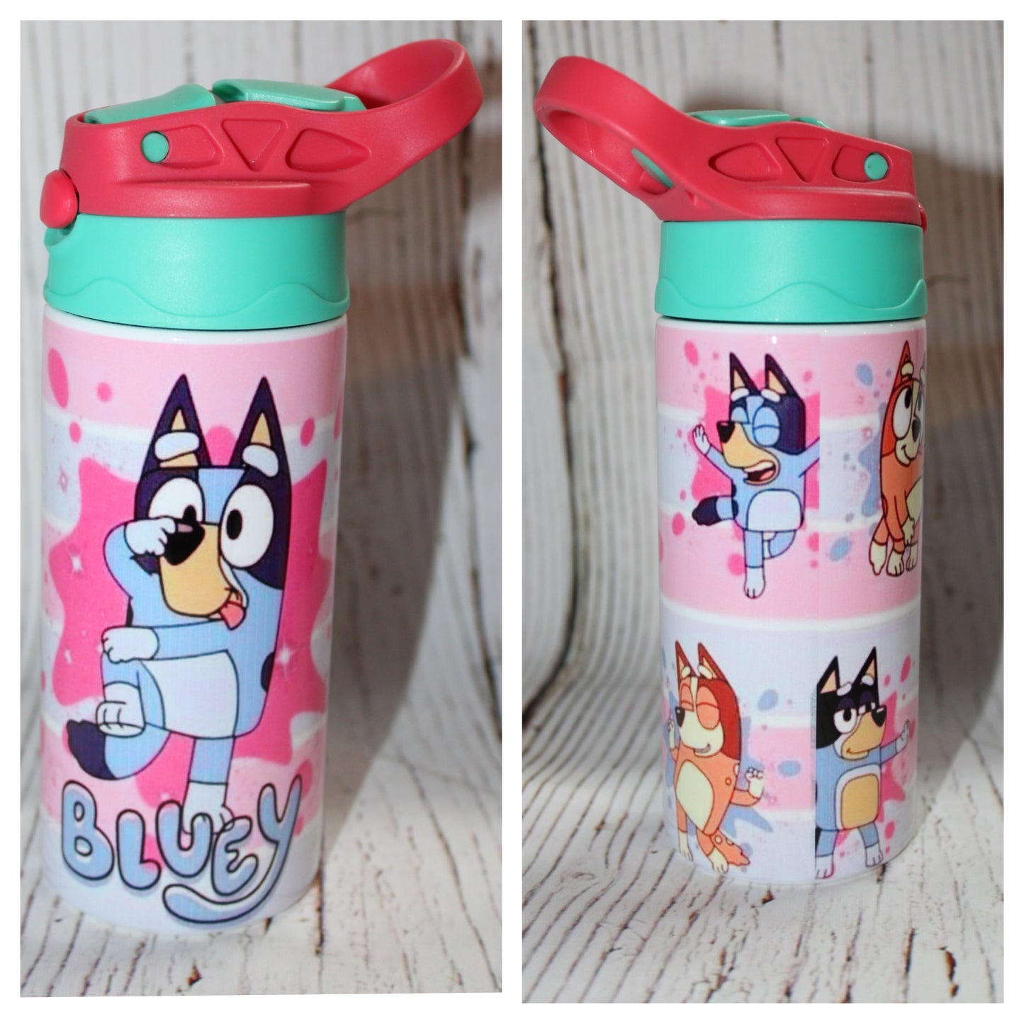 Bluey Flip Top Spill Proof Youth Tumbler 12 Oz