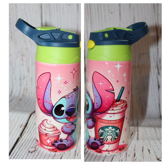 Stitch Flip Top Spill Proof Youth Tumbler 12 Oz