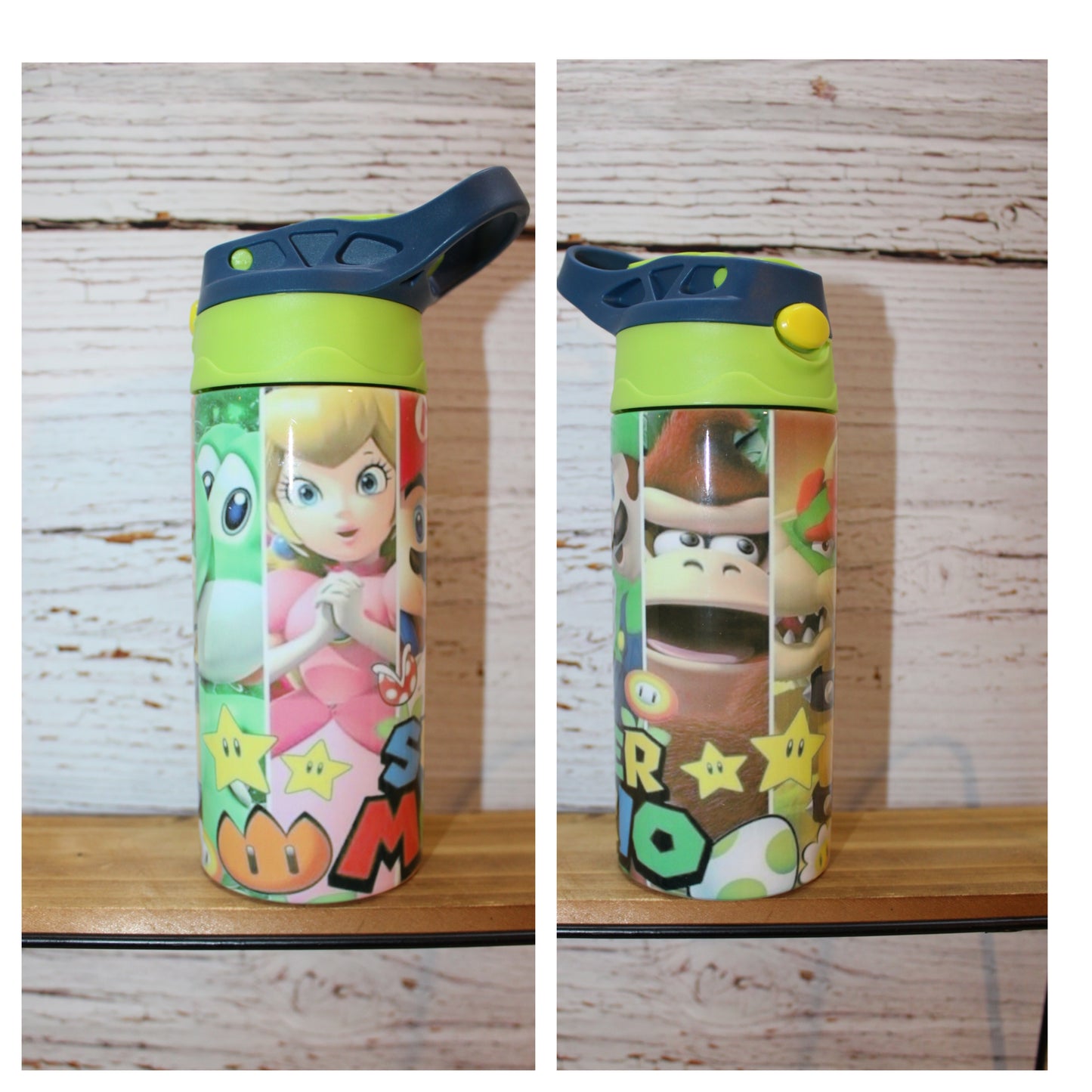 Super Mario Flip Top Spill Proof Youth Tumbler 12 Oz