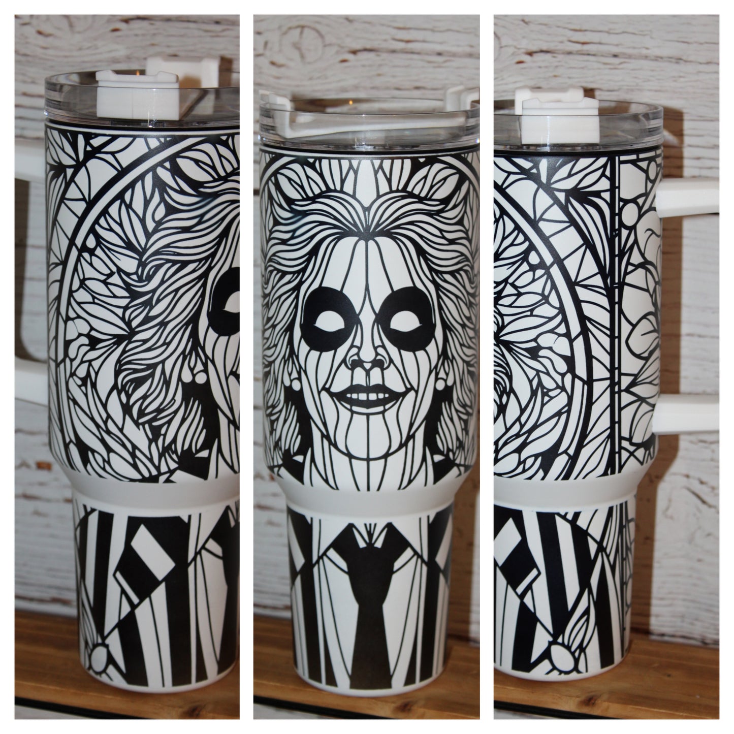 Beetlejuice Glow in the Dark 40 Oz Tumbler