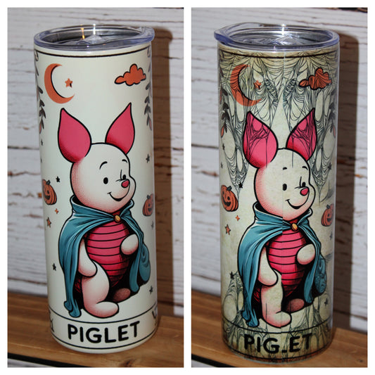 Piglet Halloween Glow in the Dark 20 Oz Tumbler