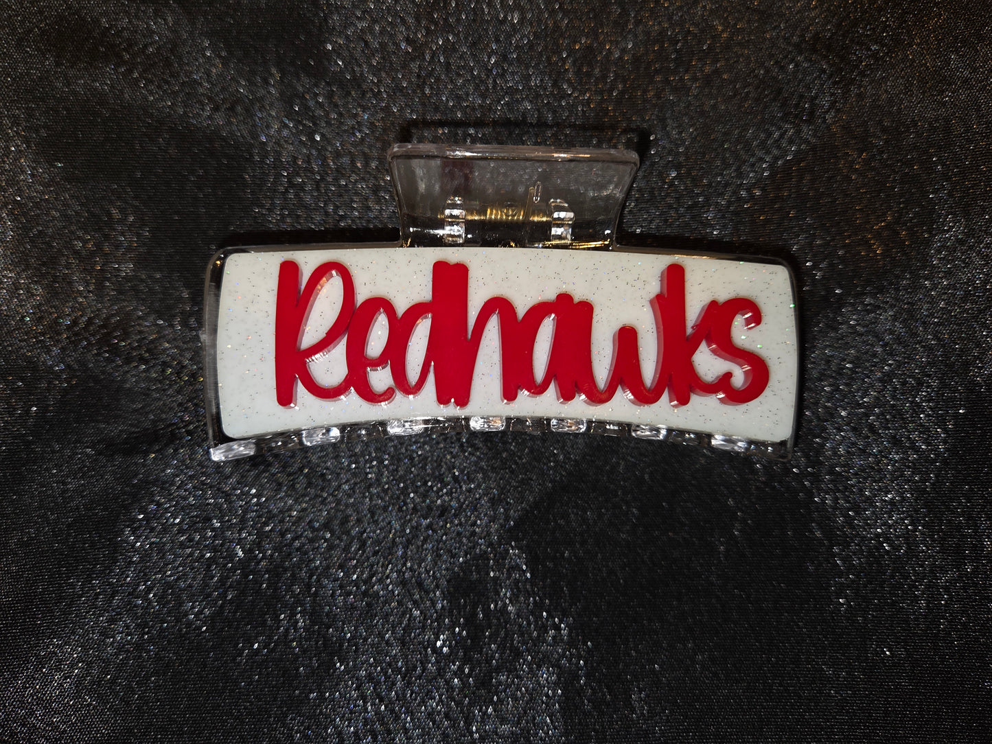Colusa High School Redhawks School Spirit Claw Clips