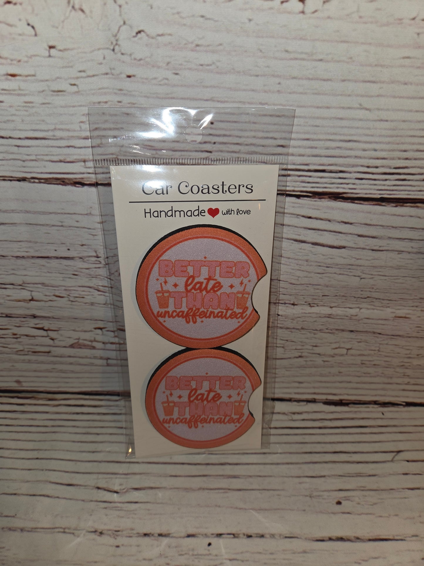 Food & Drinks Car Coasters