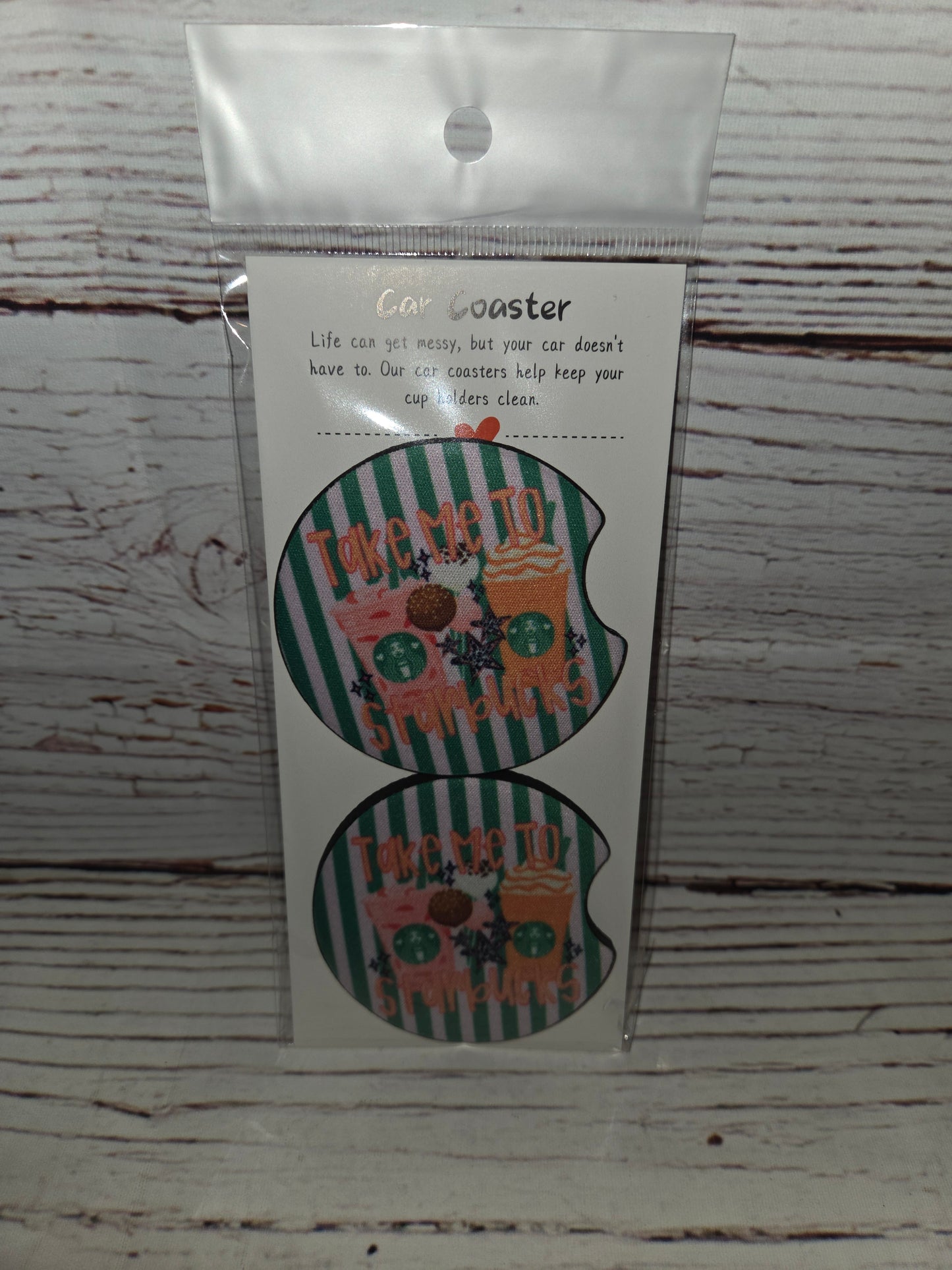 Food & Drinks Car Coasters