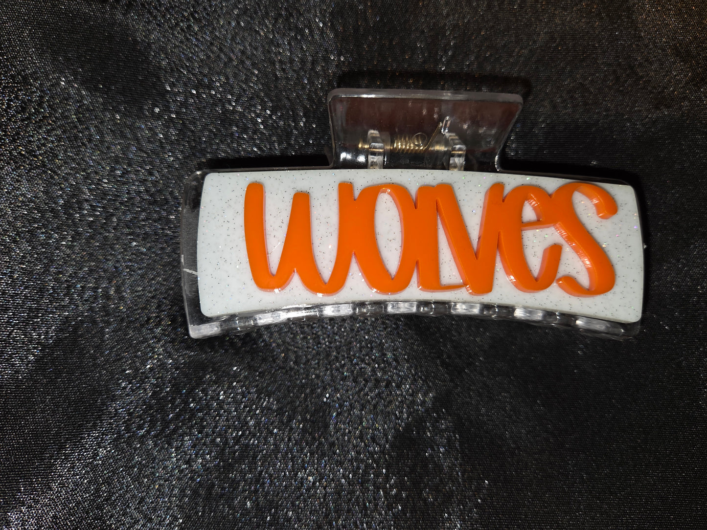 Woodland Wolves High School School Spirit Claw Clips