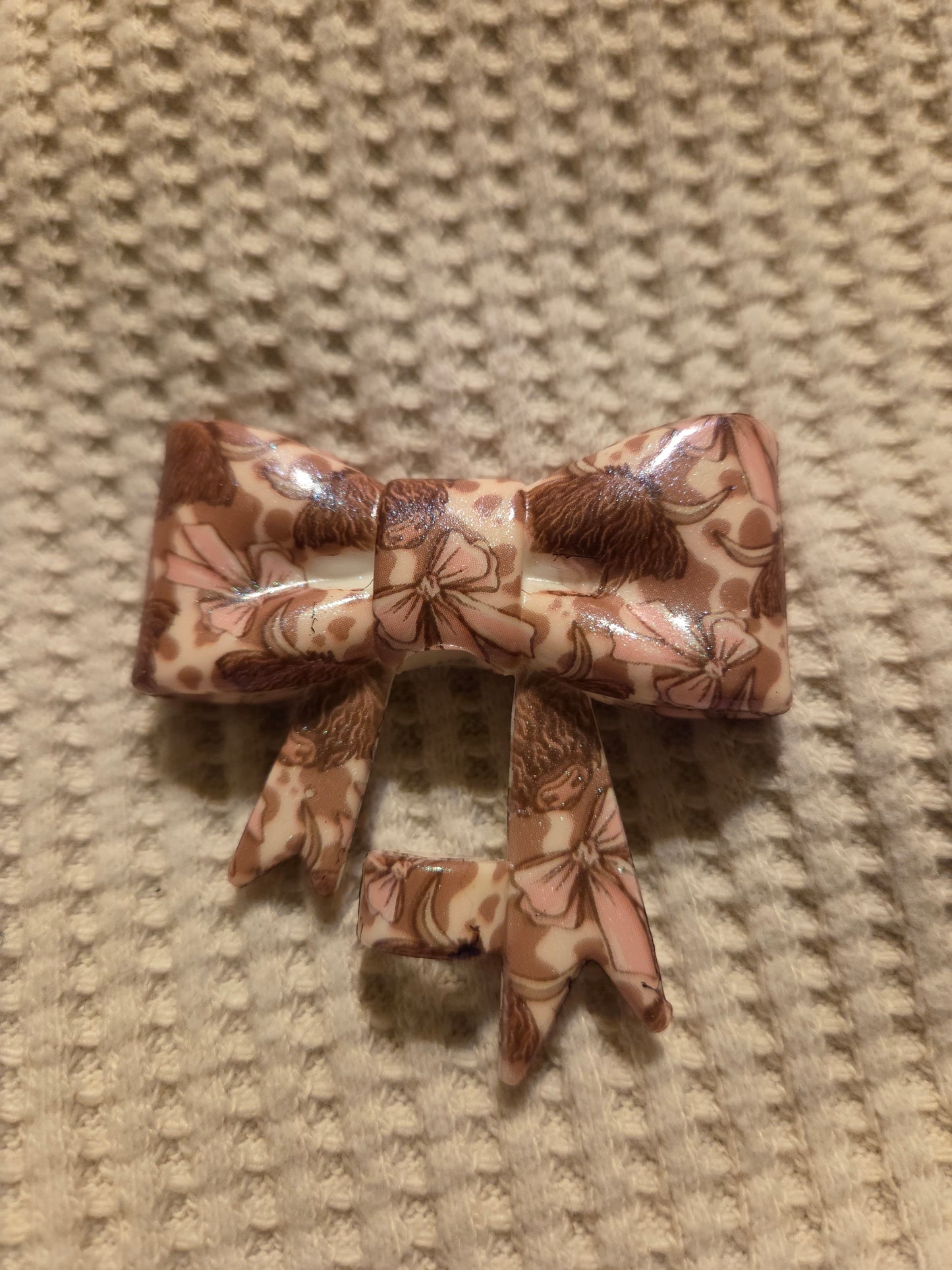 3D Bow Straw Toppers