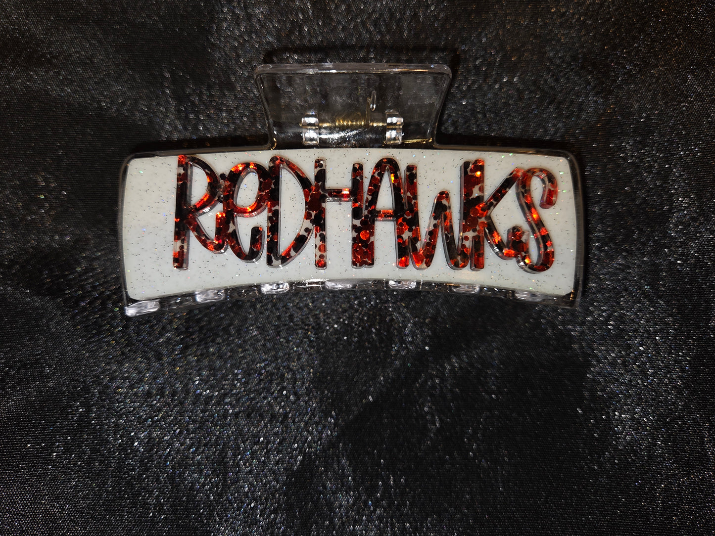 Colusa High School Redhawks School Spirit Claw Clips