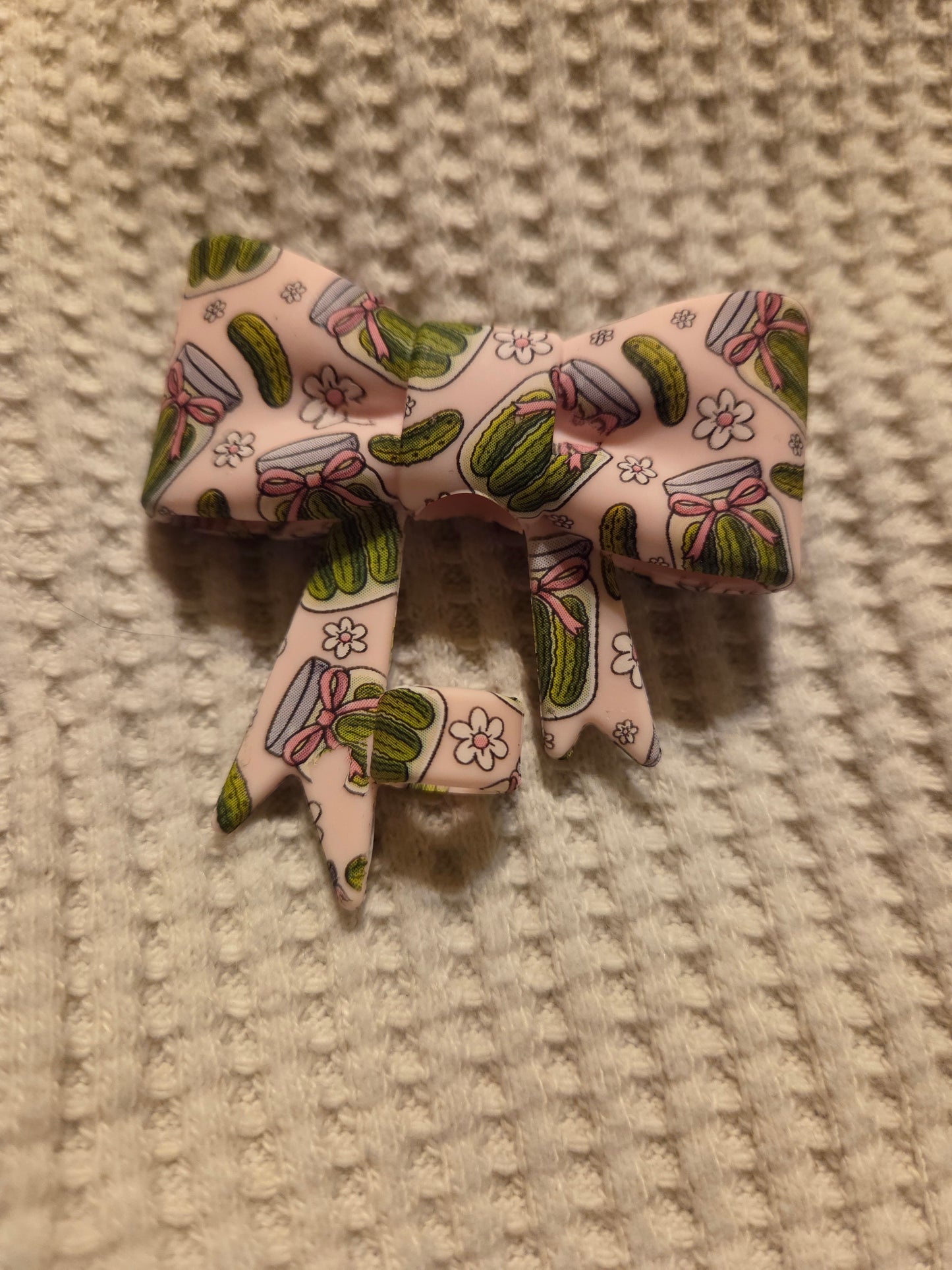 3D Bow Straw Toppers