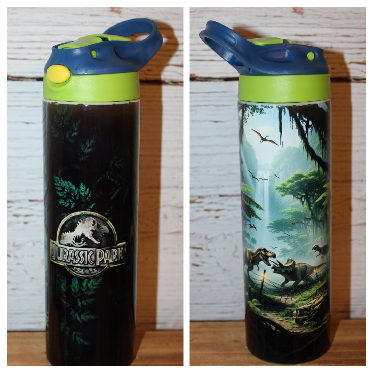 Jurassic Park 20 Oz Flip Top Tumbler