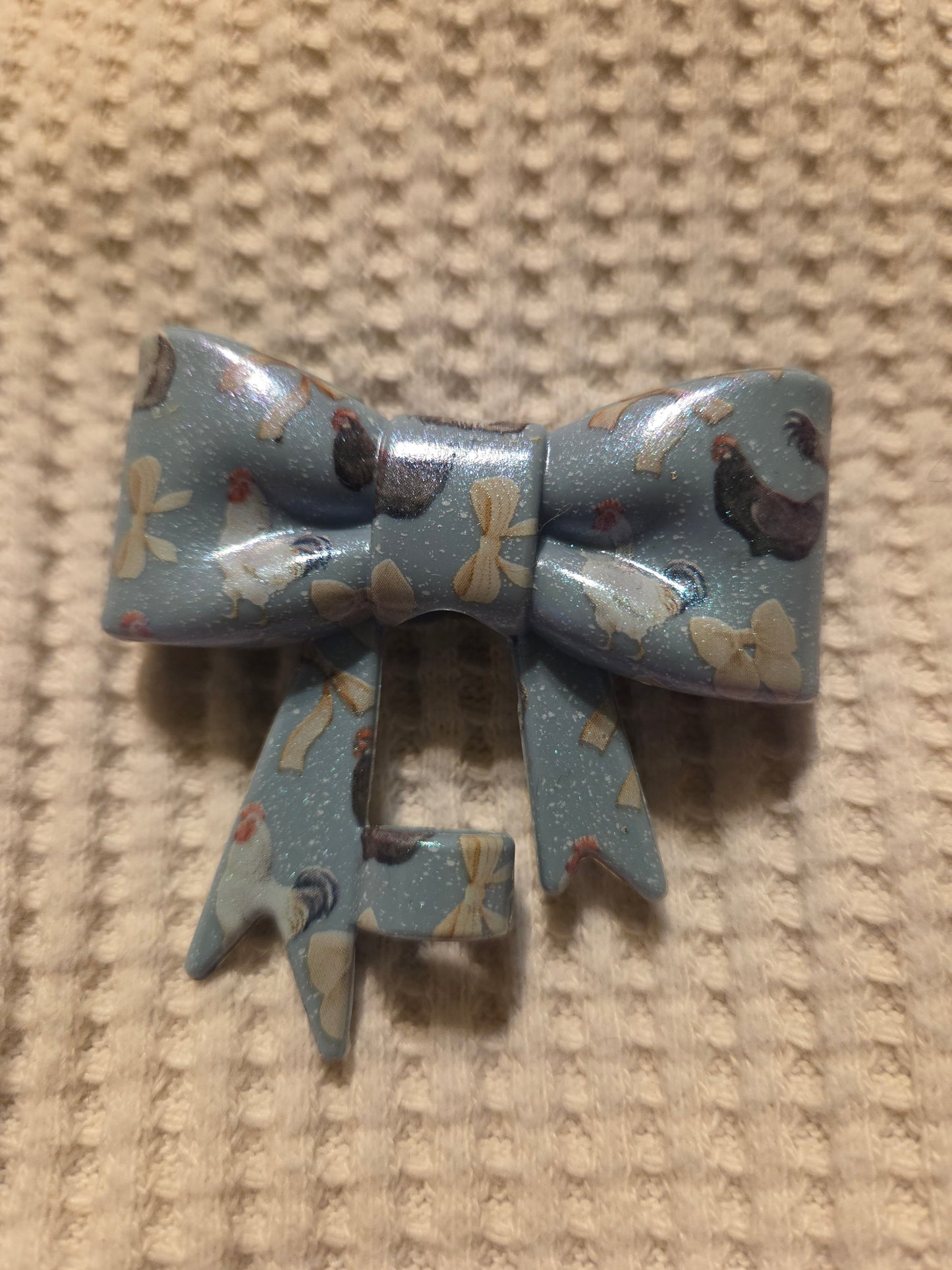 3D Bow Straw Toppers