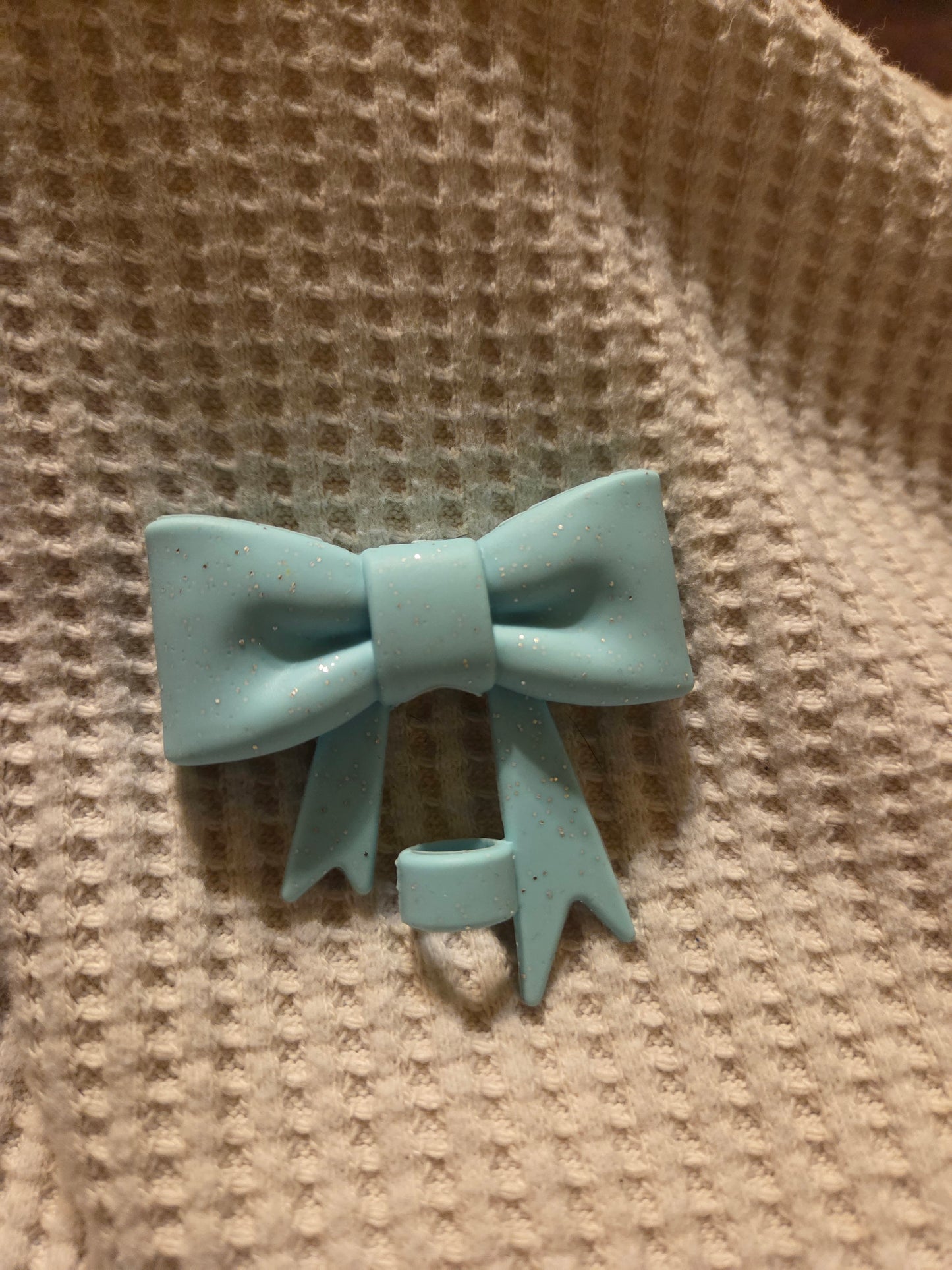3D Bow Straw Toppers