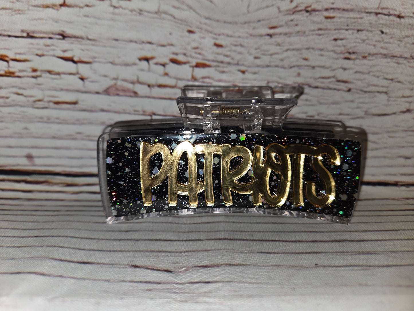 Woodland High School Pioneer Patriots School Spirit Claw Clips