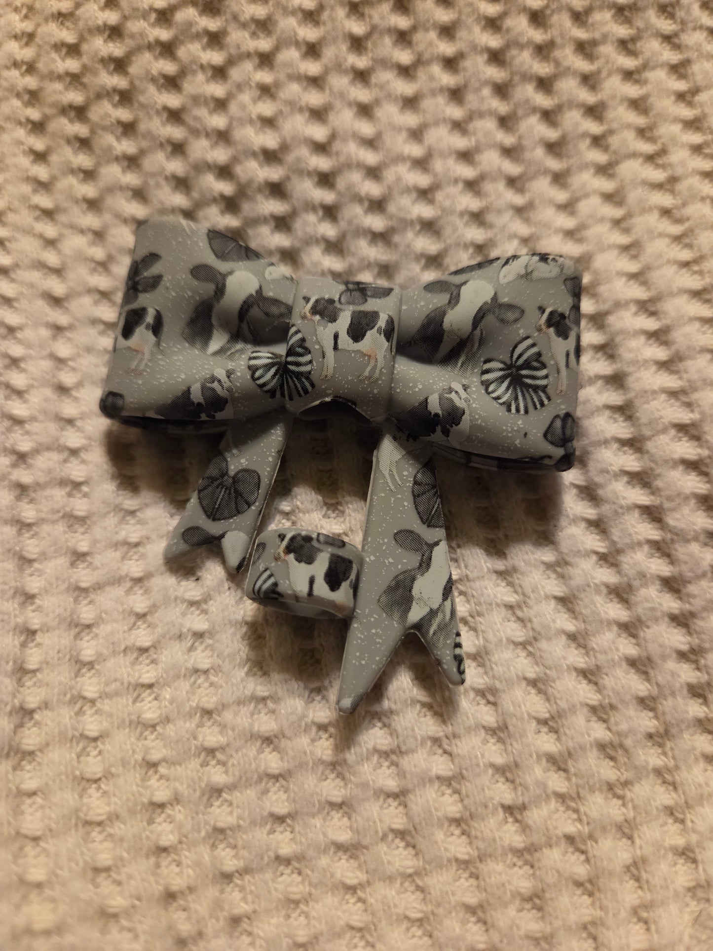 3D Bow Straw Toppers