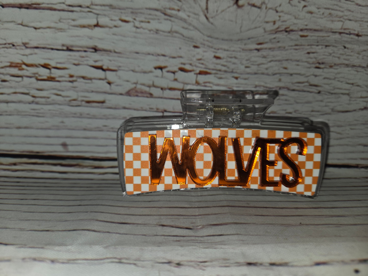 Woodland Wolves High School School Spirit Claw Clips