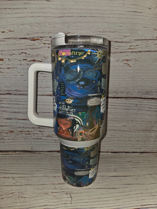 Coraline 40 Oz Tumbler