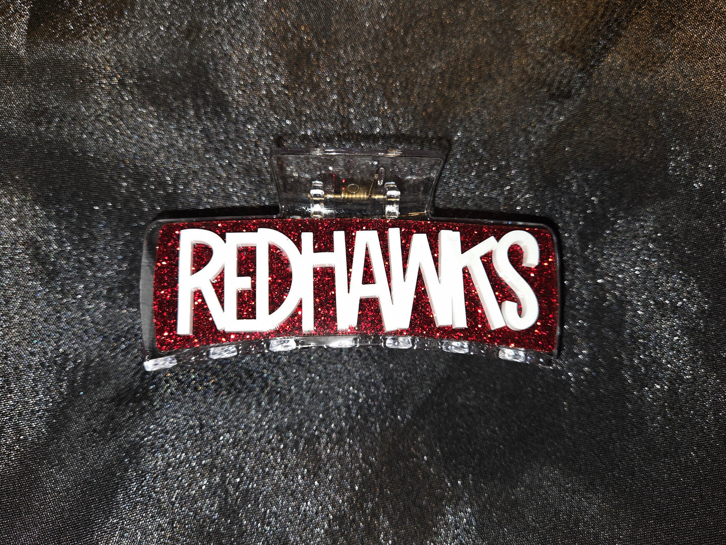 Colusa High School Redhawks School Spirit Claw Clips