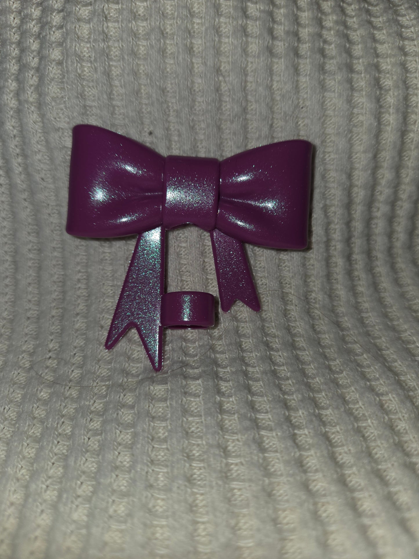 3D Bow Straw Toppers