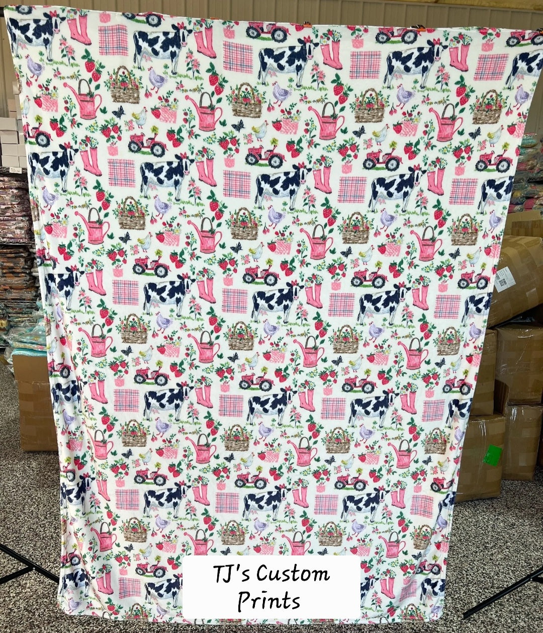 Oversized 60x80" Fuzzy Blanket
