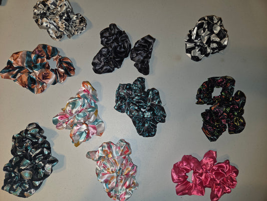 Silk Hair Scrunchies