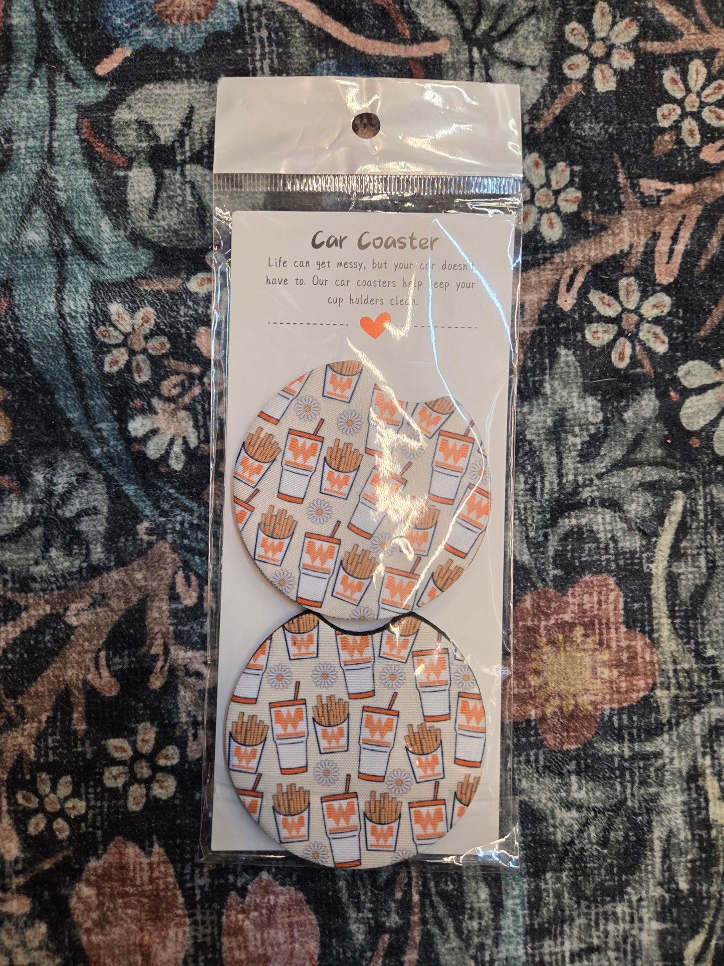 Food & Drinks Car Coasters