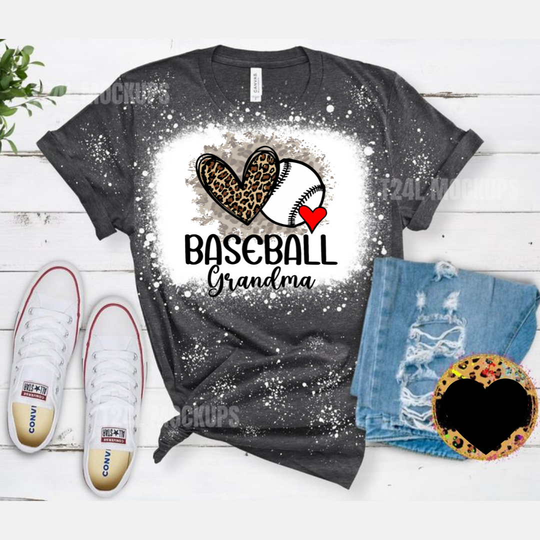Dark Grey Bleached Tee Esparto Little League