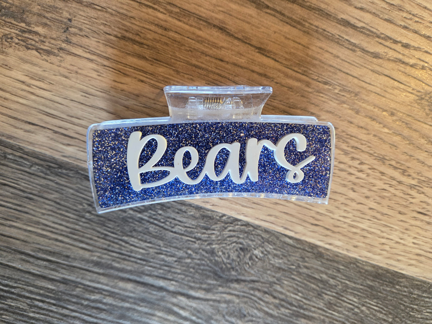 Jr Bears & Bears Large Claw Clips School Spirit